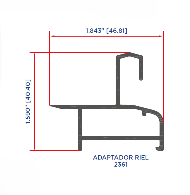ADAPTADOR RIEL