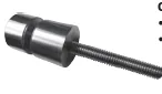 CONECTOR MURO VIDRIO CON CHAPETON LARGO ACERO INOX SATIN