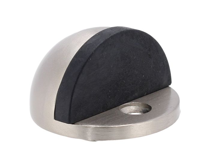 TOPE MEDIA LUNA PARA PUERTA ACERO INOX UNIDA