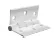 BISAGRA DE ALUMINIO TIPO LIBRO 3 X 3 GREY