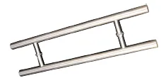 JALADERA TIPO H DE 90 ACERO INOX SATIN
