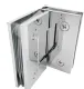 BISAGRA CRISTAL A CRISTAL 90? ACERO INOX SATIN