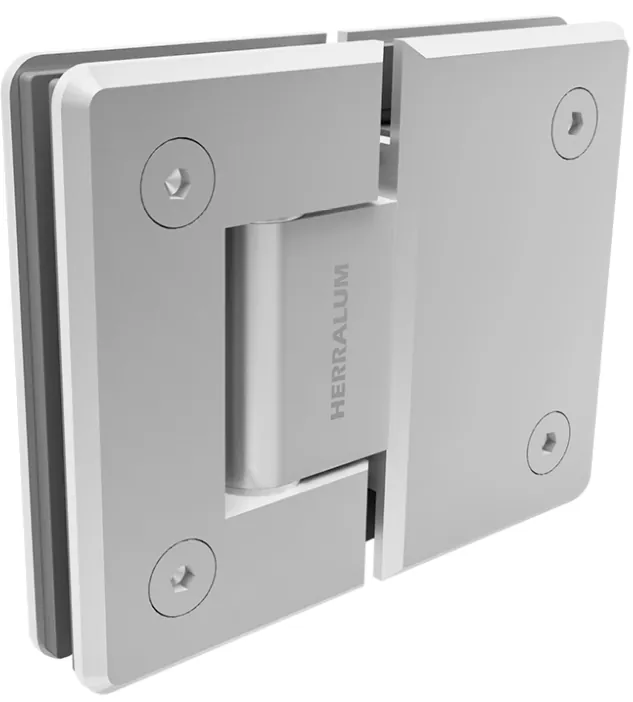 HERRAJE VIDRIO/VIDRIO MOD 613 180 SATINADO