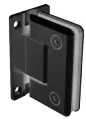 HERRAJE VIDRIO/MURO MOD 625 180 NEGRO