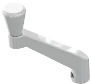 MANIVELA PARA OPERADOR DE BRAZO PROY 4" GRIS