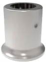 OXFORD CONECTOR MURO-TUBO BASE RECTA 19mm SATIN