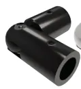 OXFORD CONECTOR AJUSTABLE TUBO-TUBO DE 90-180? NEGRO