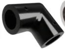 OXFORD CONECTOR TIPO "L" TUBO A TUBO DE 19mm NEGRO
