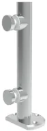 SOPORTE NUEVO LEON AC INOX 304 C20 DE 1-1/4" DE 254mm NEGRO