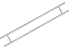 JALADERA TIPO H DE 100CM LARGO SATINADO