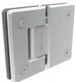 BISAGRA AC INOX 304 VIDRIO/VIDRIO MOD DL73S4 180 SATIN