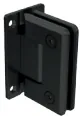 HERRAJE VIDRIO/MURO AC-INOX 304 180° NEGRO