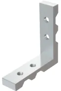 ESCUADRA P/CANCEL DE BANO C/BARRENO 10.0 MM