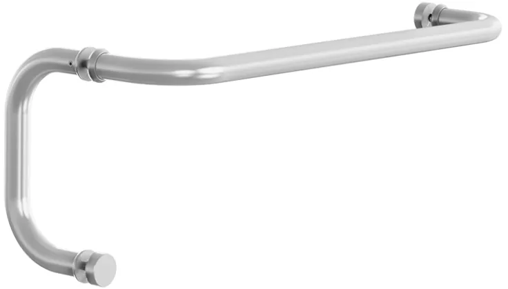 JAL TUBULAR AC INOX 3/4"T304 LARGA 45CM CORTA 15CM SATINADO