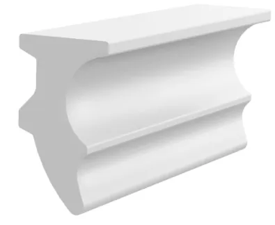 PERFIL DE VINIL EXT VH-104 9.0mm NEGRO