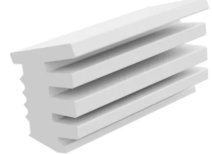 PERFIL DE VINIL EXT VH-124 10.0mm NEGRO