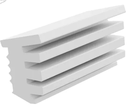 PERFIL DE VINIL EXT VH-124 12.0mm NEGRO